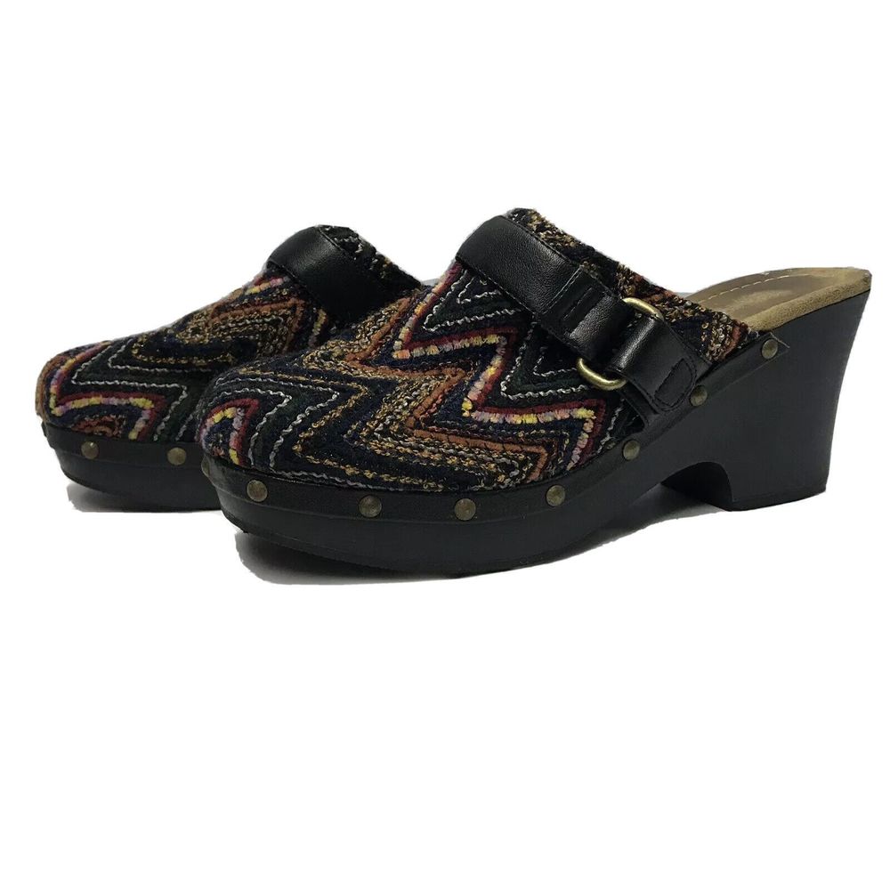 John Hardy Studded Bamboo Cloggy Hippie Tribal Southwestern Size 8 US